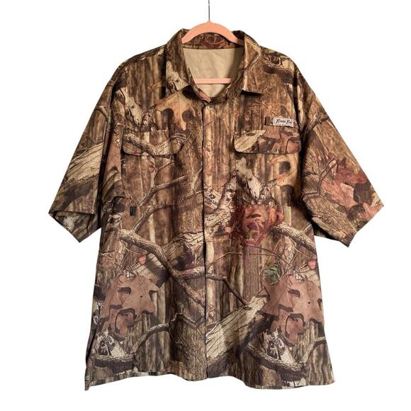 Bimini Bay Sz XL/2Xl Button Down Mossy Oak Breakup Infinity‎ Fishing Hunting - Picture 1 of 11